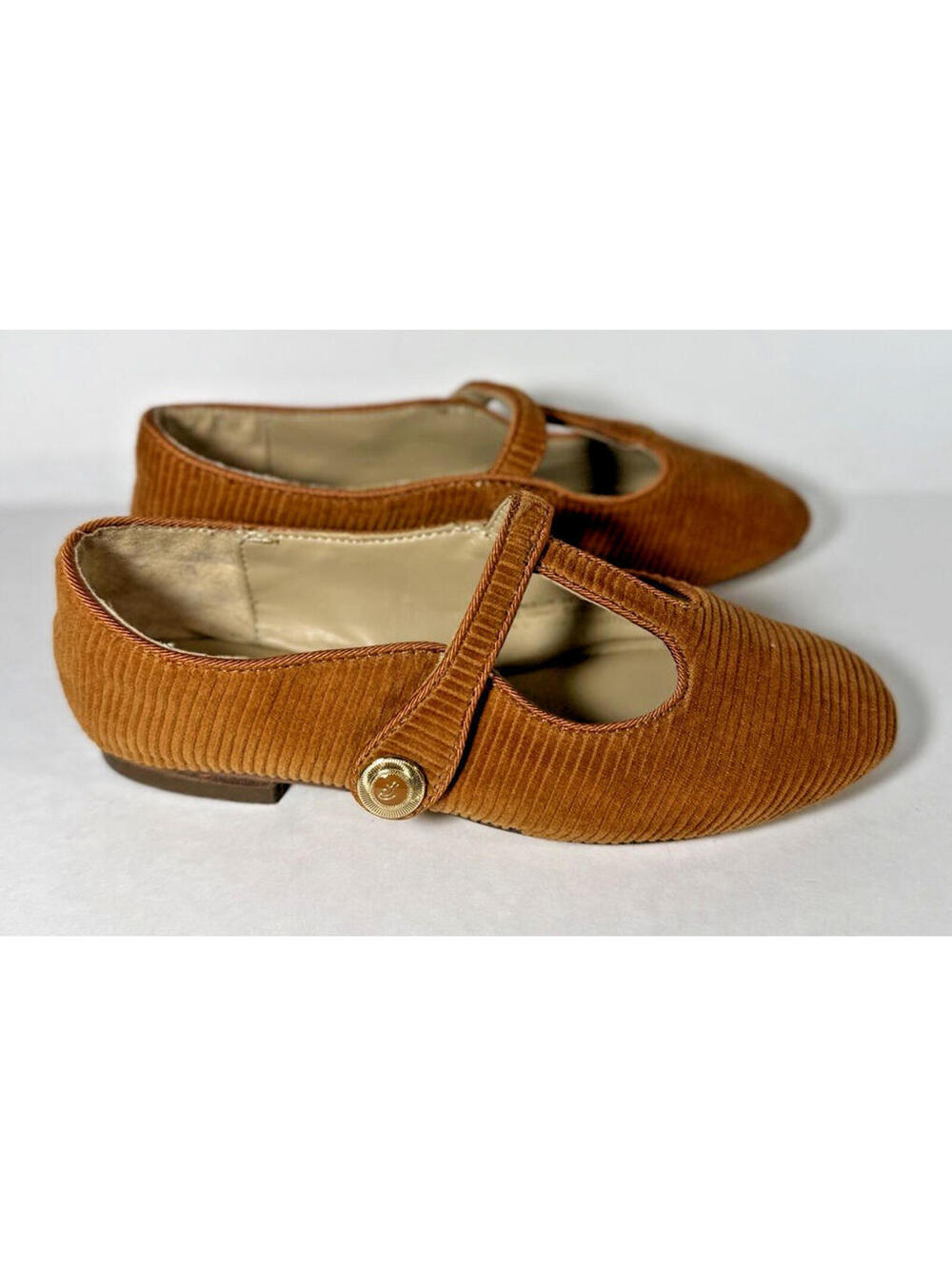 Sam Edelman Melody Mini Mary Jane Flat Mustard Size 12c